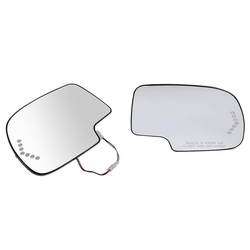 Verre de rétroviseur pour Cadillac Escalade 2003-2006 côté avant lentille réglable