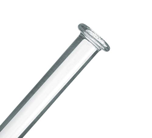 eisco 10pk glass stirring rods 7934 - spade amp button ends 6mm diameter - excellent for laboratory or home use - borosilicate 33 glass