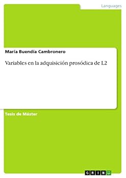 Paperback Variables en la adquisición prosódica de L2 [Spanish] Book