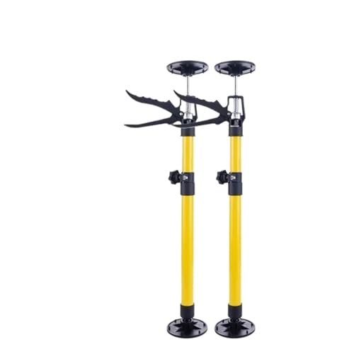 Vérins télescopiques en acier lot de 2 supports muraux de 50-115 cm