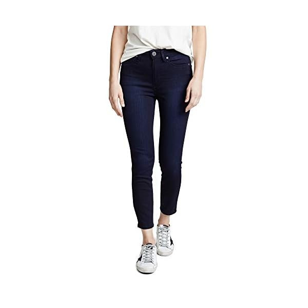 PAIGE Women's Margot High Rise Crop Skinny Jeans, Lana, Blue, 26