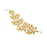FOMIYES Tiara Nupcial Accesorios Para El Cabello De Novia Tiara De Accesorios Para El Cabello De Tocado De Tocado De Novia Hoja De Pelo Joyería Del Pelo De La