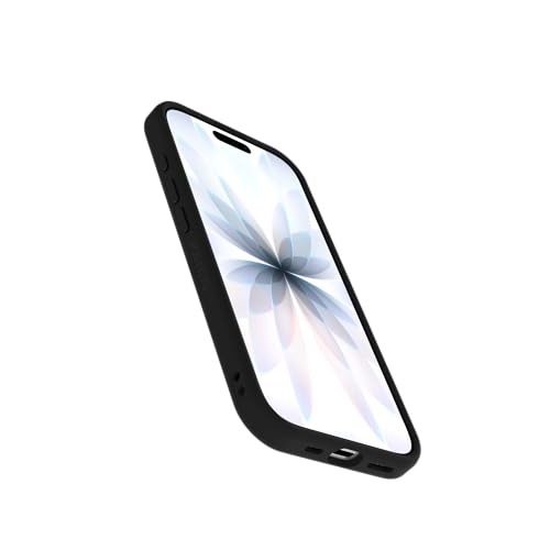 Image of OtterBox iPhone 17 Figura Series Case - Black - Aesthetic, Silicone Phone Cases, Protective Minimalist Design, MagSafe iPhone Case with Camera Protection
