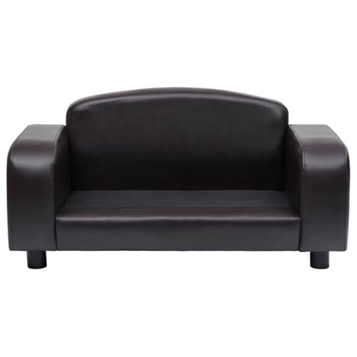 Canapé pour chien en cuir synthétique chic et bois durable