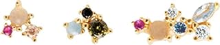 PDPAOLA - La Palette Earrings - 925 Sterling Silver 18k Gold Plated - Jewellery for Women