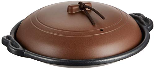 Main aluminum pot unglazed ceramic plate hermitage tea 18cm M10-465 shallow (Japan import / The package and the manual are written in Japanese)