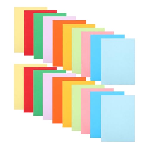 Papier Couleur A4 200 Feuilles Loisirs Créatifs et Origami Aléatoire