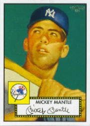 2006 Topps '52 Baseball Card #311C Mickey Mantle