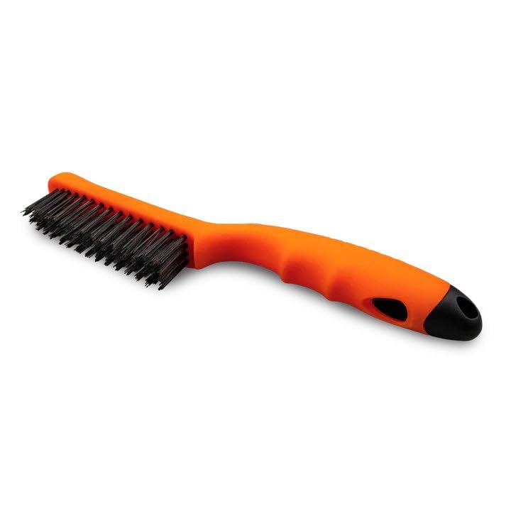 Hammer Shoe Brush - Large, Orange
