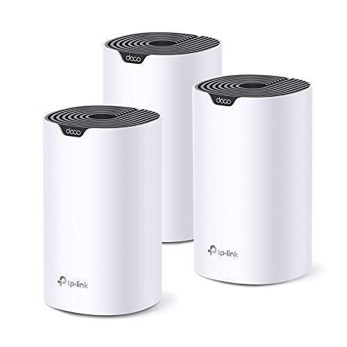 [Nuovo]TP-Link Deco S7 WiFi Mesh AC1900Mbps, 3 Porte Ethernet Gigabit, Modalità Router e Access Point, Parental Control, 3 Pezzi con Copertura fino a