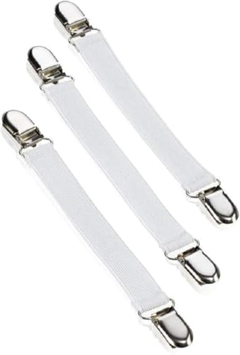 Leifheit Ironing Board Cover Tension Clips, Helps Hold Ironing Cover in Place, Set of 3, Size 16-35 cm