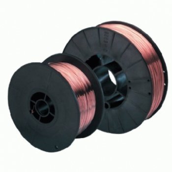 CFH Universal-Schweißdraht Ø 0,8 mm SD 589 – 5 kg Spule, D 200, verkupferter MIG/MAG-Schweißdraht zum Schutzgasschweißen von unlegierten und niedriglegierten Stählen, ISO 14341-A - G 42 4 M21 G3Si1