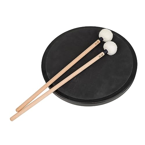 Set de 2 baquetas de fieltro con mango de madera para batería miniatura 5