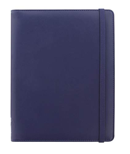 Filofax Metropool aktetas met elastiek, A4, marineblauw