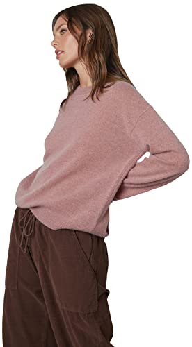 Image of Velvet by Graham & Spencer Womens Brynne Cashmere Classic Pullover Sweater