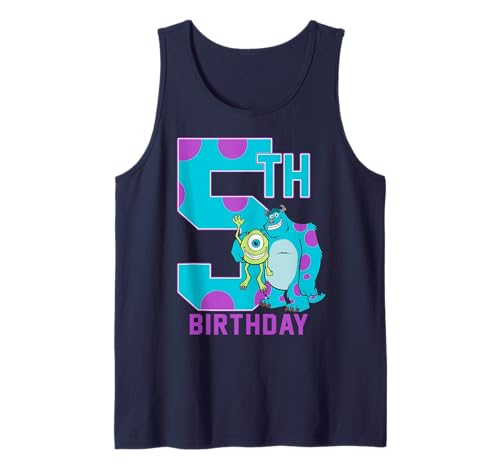Cadeau anniversaire 5 ans débardeur Monstres Cie Disney Pixar pour garçon et fille
