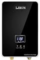 LJRUN Instant Electric Water Heater 240V, 6kW Tankless Water Heater for Kitchen Bathroom with Self Modulating Technology. (Black)