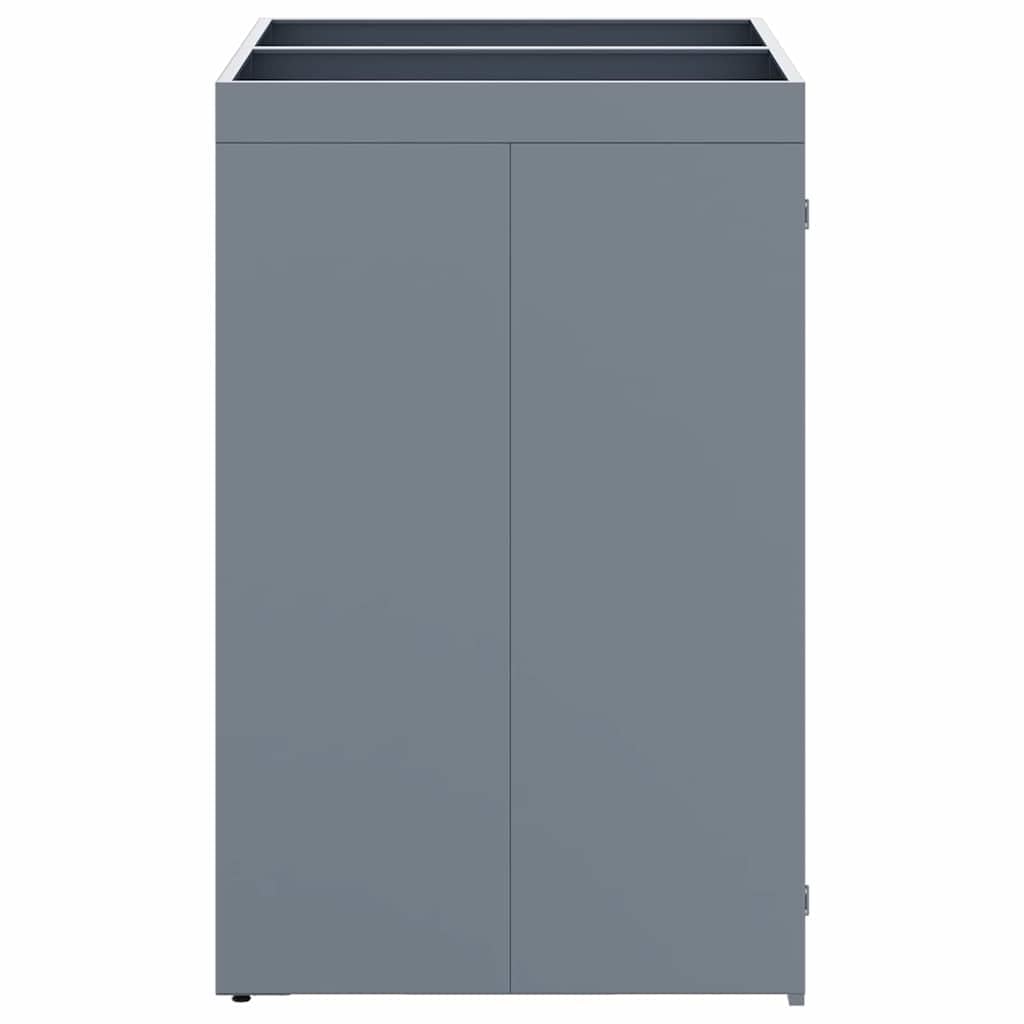 Genérico Almacenamiento de Cubos Wheelie para 2 Cubos Gris Claro,Casa y jardín,Productos del hogar,Accesorios para contenedores de residuos,Soportes para contenedores de residuos-3394748