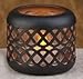 Biedermann & Sons H485 Metal Scroll-Work Glass Tealight Holder, Pack of 4