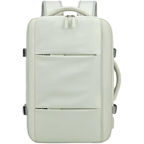 40L Extra Large Travel Backpack Expandable Airplane Approved Weekender Bag for Men and Women, Waterproof Carry On Backpack Airplanes Approved Weekender Bag (Mint green) Cover