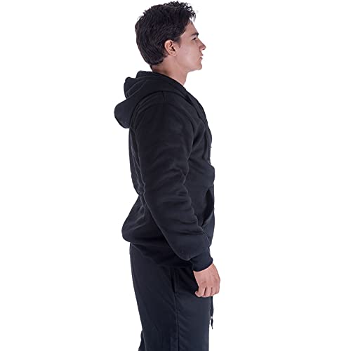 Yasumond Hoodies for Men Zip Up Sherpa Lined Heavyweight Coats Warm Winter Jackets3