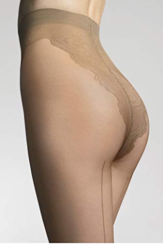 Gatta Women’s SHEER TIGHTS PANTYHOSE WITH BACK SEAM and CUBAN HEEL | CHIARA CLASSIC [Made in Europe]3