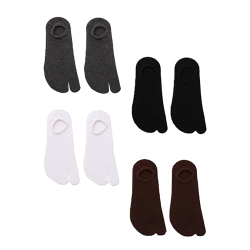 Chaussettes basses respirantes en coton avec système antidérapant pour homme en lot de 4