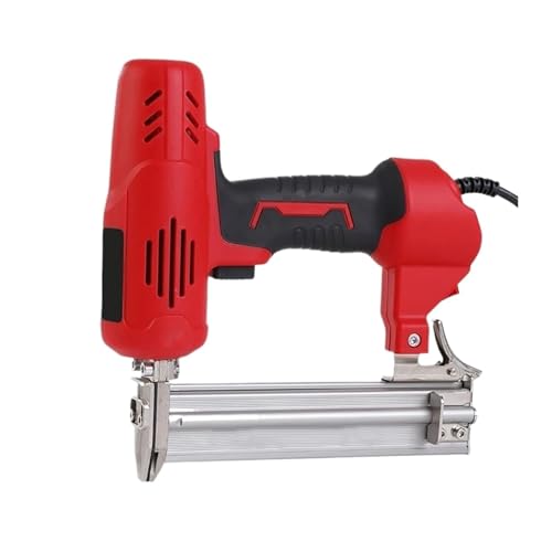 Grapadora neumática, Grapadora neumática para tapi Pistola de clavos eléctrica de alta resistencia, 2600W, 220V, F30, pistola de clavos en forma de U, Clavo recto, herramientas de carpintería, herrami