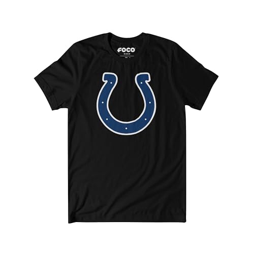 Image of FOCO Men's NFL Team Primary Logo Black Short Sleeve T-Shirt