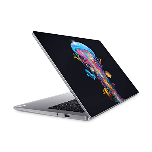 Skin Mi Notebook 14 (2020) Dave Loblaw Méduse Électrique 2 par Head Case Designs