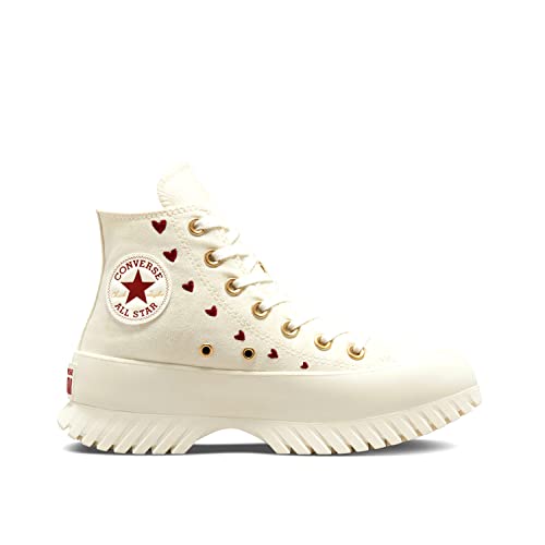 Converse Chuck Taylor All Star Lugged 2.0 Platform Hearts Sneaker Beige da Donna A05341C