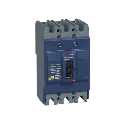 Disjoncteur de protection moteur EZD100B 75A 3P3T coupure magnétothermique boîtier plastique