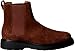 Calvin Klein Uomo Stivaletti Chelsea Combat in Pelle Scamosciata, Marrone (Sorrel Horse/Black), 44