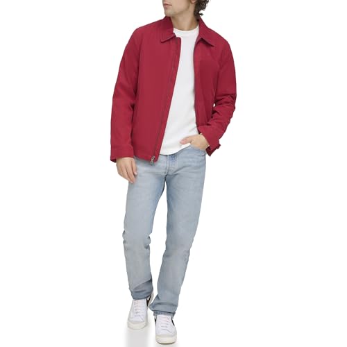 Image of Tommy Hilfiger Men's Lightweight Zip-up Microtwill Golf Jacket (Standard and Big & Tall Sizes)