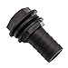 BFG Connecteur Queue de Tuyau Barbe & Joint d'Etanchéité en Caoutchouc Débordement Connecteur pour les Barils d'Eau de Pluie Facile à Monter Filetage Mâle BSP 3/4"Longueur 25 mm ABS de Haute Qualité
