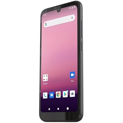 Orbic Fun 4G LTE (64GB, 4GB) 6" HD+, Octa-Core, Dual Camera, Android 12, 4G Volte (Fully Unlocked for T-Mobile, Metro, Verizon) US Model (256GB SD Bundle, Black) Cover