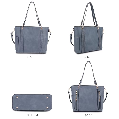 Image of JESSIE & JAMES | Austin Whipstitching Concealed Carry Tote Bag with Lock and Key, Top Handle CCW Purse | Whipstitching, Concealed Carry, with Lock and Key, Top Handle, CCW