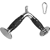 A2ZCARE LAT Pull Down Cable Machine Attachment - Cable Machine Accessories for Home Gym with Multi Option: V-Handle, Tricep Rope, V-Shaped Bar, Curl Bar and Rotating Bar