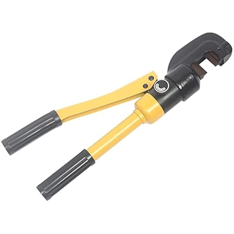 Handheld Hydraulic Rebar Cutter 12 Ton Manual Rebar Cutters, 4-22mm(0.16"-0.87") Cordless Portable Steel Bolt Chain Cutting Tool, Heavy Duty Hydraulic Rebar Pliers with Allen Wrench & Case Cover
