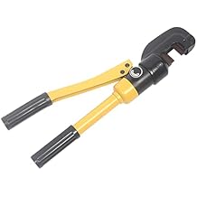 Handheld Hydraulic Rebar Cutter 4-22mm0.16"-0.87" 12 Ton Manual Rebar Cutters, Portable Cordless Hydraulic Rebar Pliers, Heavy Duty Steel Bolt Chain Cutting Tool with Allen Wrench & Case