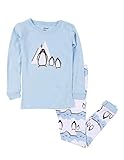 Leveret Boys Girls Kids Two Piece Cotton Pajamas Penguin Size 10 Years