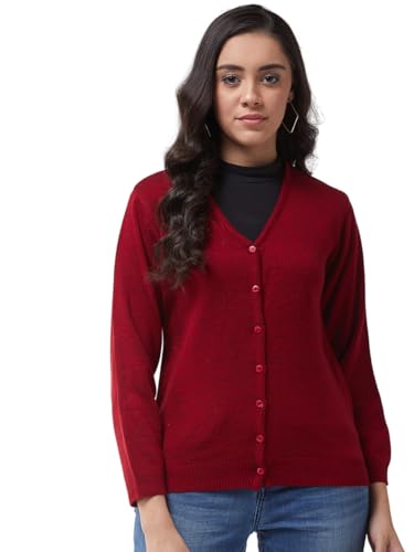 Image of Pivl Womens Winter Season V Neck Full Sleeves Sweater /Cardigan