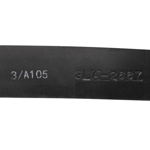 Image of uxcell 3 /A105 or 3 /4L1070 Banded V-Belt Classic Wrapped Rubber, 3 Banded /3 Ribs, A Profile, 105 inch(2667mm) Inside Circumference