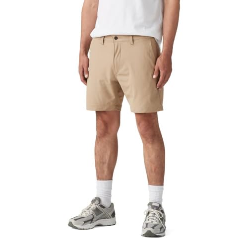 Levi's Men's XX Chino Tech Shorts, Beach Taupe Warp Knit at Amazon