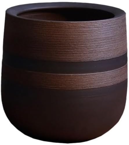 Maceta de cerámica para flores, estilo retro, antigua, para sala de estar, arreglo floral creativo, decoración de suelo, decoración de interiores, maceta de barro grande antigua, macetas para plantas