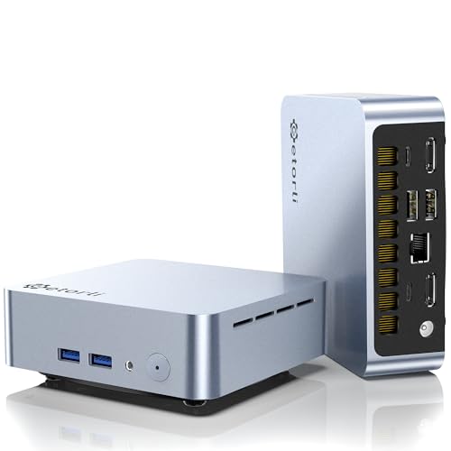 Image of Getorli Mini PC AMD Ryzen 5 3501U (4C /8T, Max 3.7GHz) Small Desktop Computer 16GB DDR4 RAM 512GB NVMe SSD Budget Micro Compact PCs 4K HD Dual HDMI WiFi 6 BT5.3 Prebuilt OS-Home Office Gaming Streaming