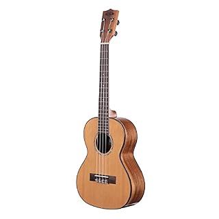 Kala KA-SCAC-T-BAG – Solid Cedar Top Acacia, ukulélé Ténor, livré avec housse - Les Beatles, Paul McCartney, John Lennon, RIngo Starr, George Harrison Kala KA-SCAC-T-BAG - Solid Cedar Top Acacia, ukulélé Ténor, livré avec housse – Image 4