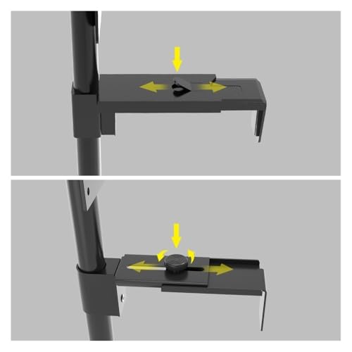 Soporte para Torre de Computadora CPU Bajo Escritorio - Soporte Universal para Caja de PC Ajustable con Giratorio de 360°, Montaje para PC Gamer Suspendido y con Ruedas (Blanco) miniatura 4