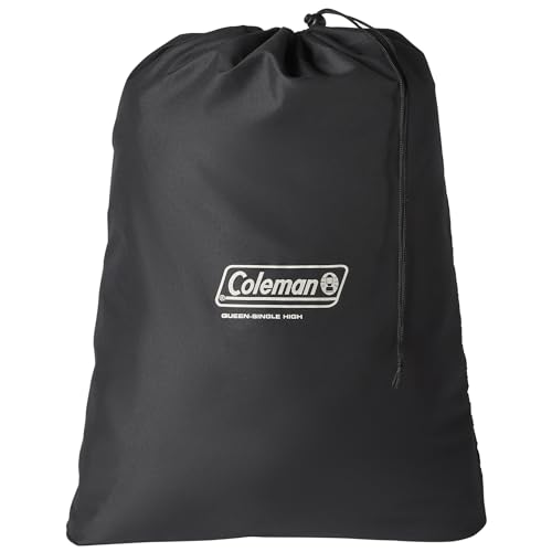 Image of Coleman River Gorge: 9.5 inch Queen Airbed - Built-in 4D Battery Air Pump, Inflatable Mattress, Puncture Guard, Durable Design, Outdoor & Indoor Use