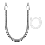 YPBEW Automatische Kaffeemaschine Milchschaumrohr Edelstahlschlauch mit HP3-Adapter für 8 / Z6 / Z10 / J6 / J8 / / 80 / E8 / X8cG2 Kaffeegehäuseschlauch mit Adapter